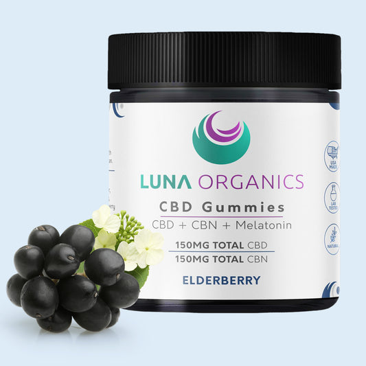 Sleep Gummies - CBD 150mg, CBN 150mg & Melatonin 75mg