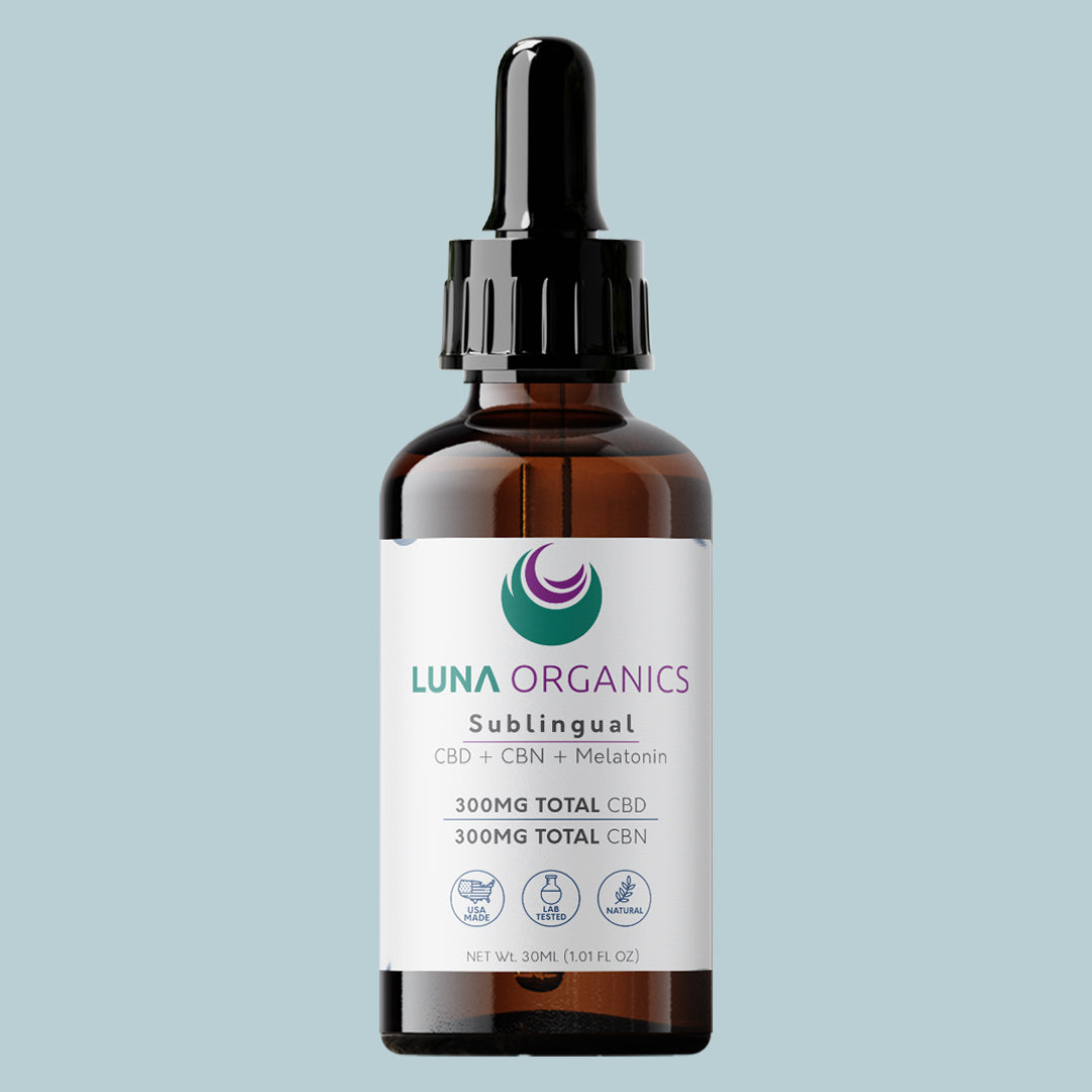 Sleep Oil - CBD 300mg, CBN 300mg e Melatonin 75mg Luna Organics Sleep Oil - CBD 300mg, CBN 300mg e Melatonin 75mg Luna Organics