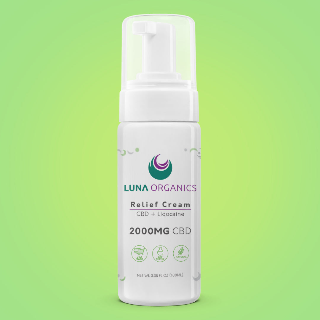 Relief Cream - CBD 2000mg & Lidocaine
