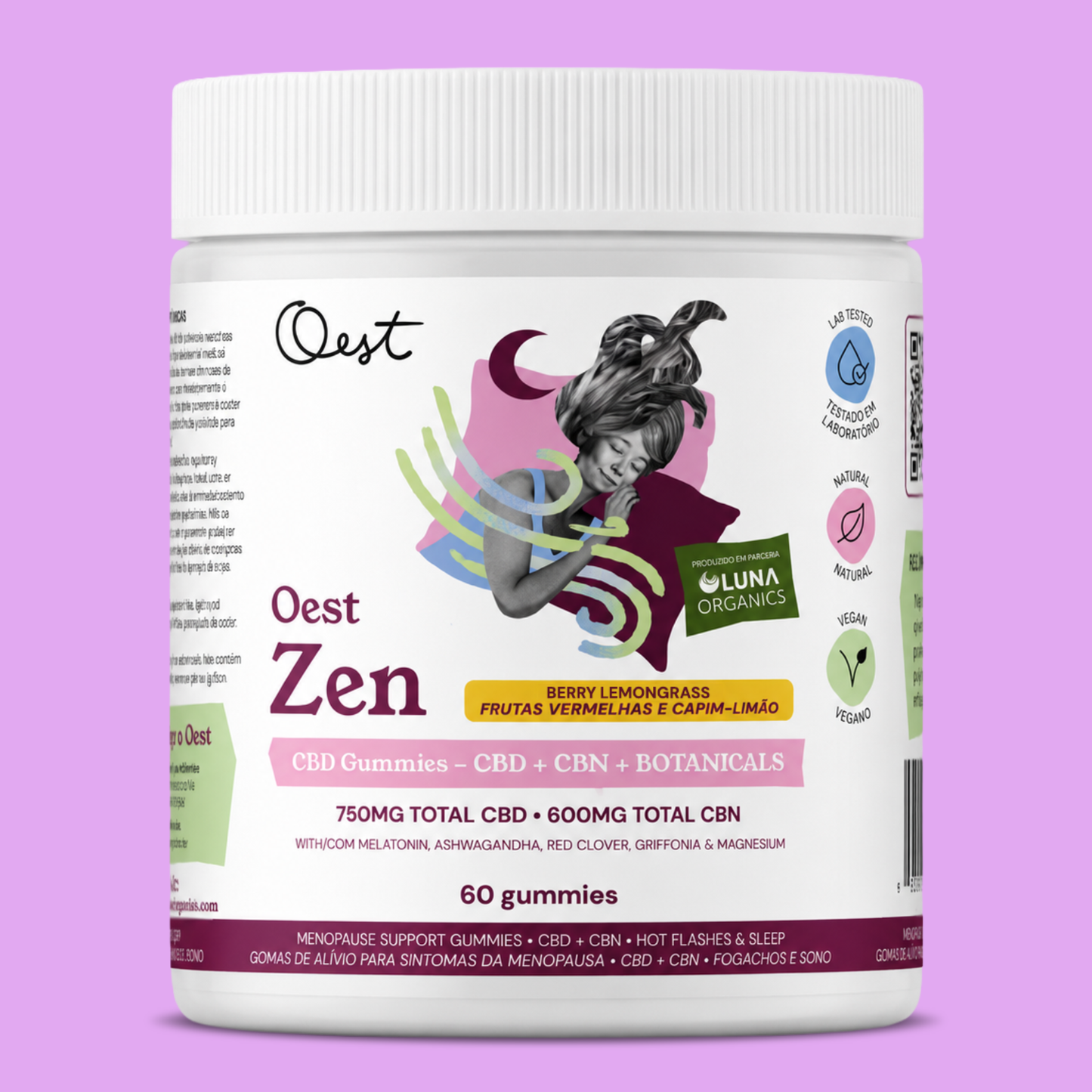 Oest Zen Gummies - CBD 750mg & CBN 600mg