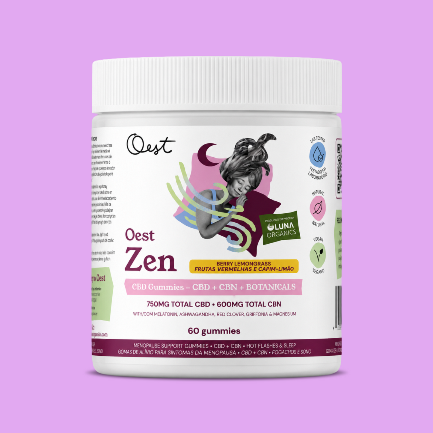 Oest Zen Gummies - CBD 750mg & CBN 600mg